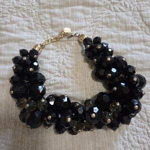 Elegant Black Beaded Choker